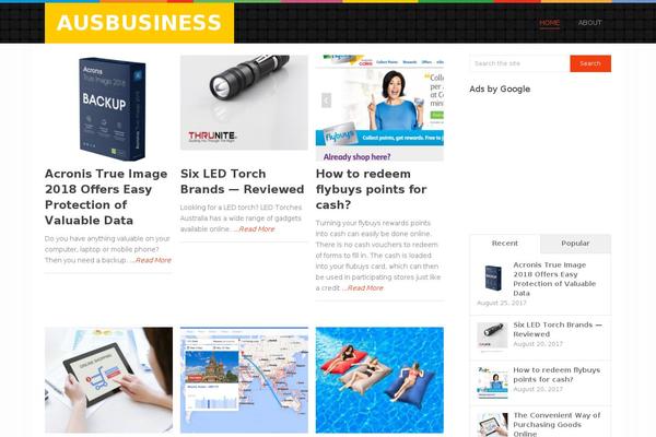 Spike theme site design template sample