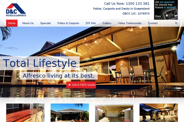 ausdeckpatios.com.au site used Dcpatios