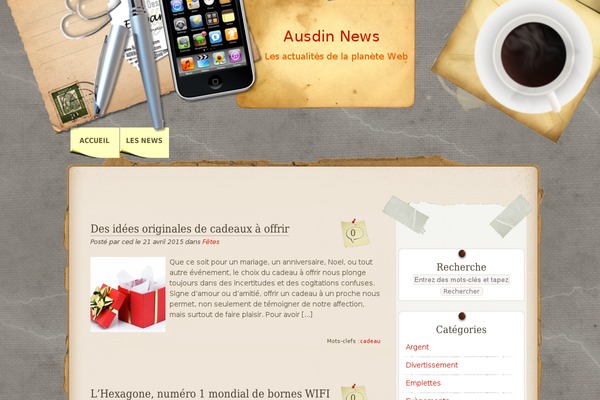 Desk Mess Mirrored theme site design template sample