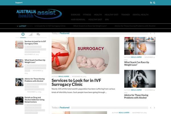 Falcon theme site design template sample
