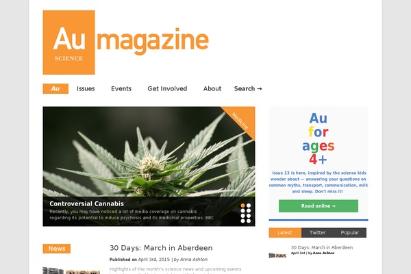 Gonzo theme site design template sample