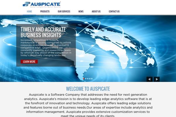 auspicate.com site used Auspicate