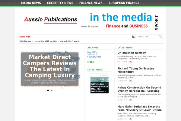 DailyJournal theme site design template sample