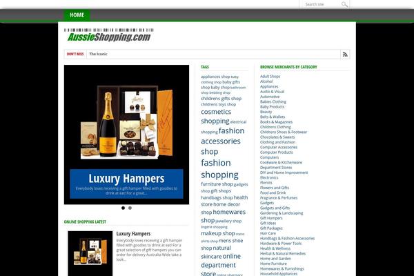 Max Mag theme site design template sample