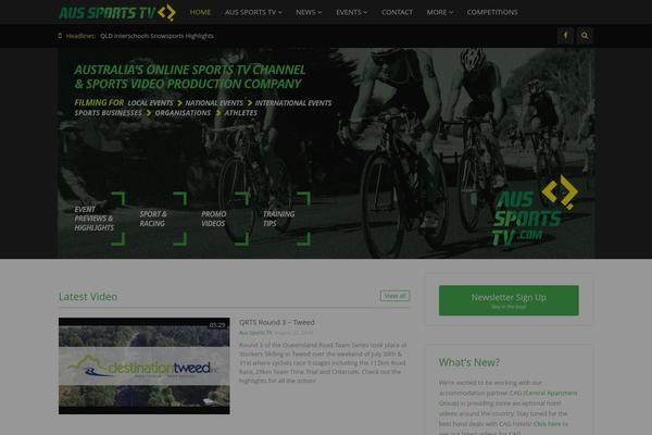 Truemag theme site design template sample