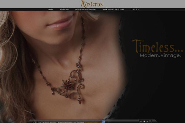 Storm theme site design template sample
