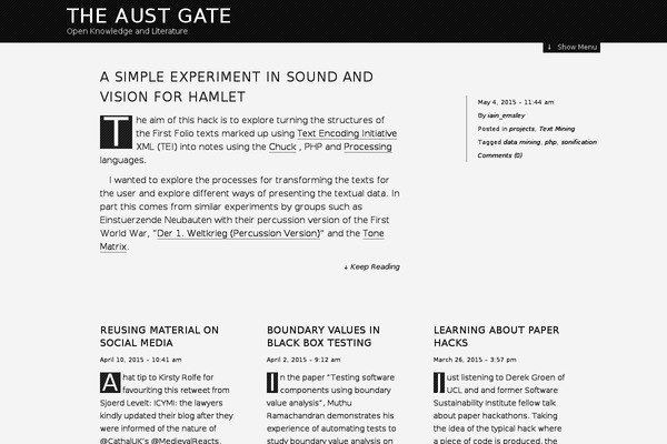 The Erudite theme site design template sample