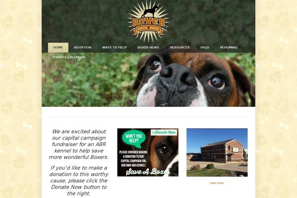 Pet-rescue theme site design template sample