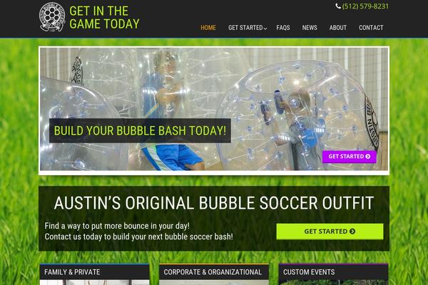 Envision theme site design template sample