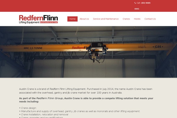 austincrane.com.au site used Alms