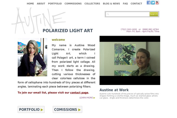 austine.com site used Austine
