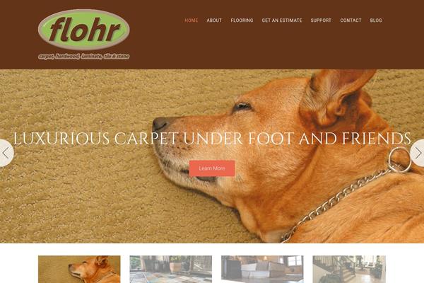 Showroom theme site design template sample