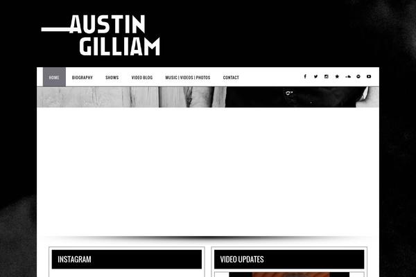 IronBand theme site design template sample