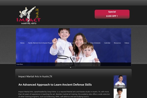 austinimpact.net site used Crescento