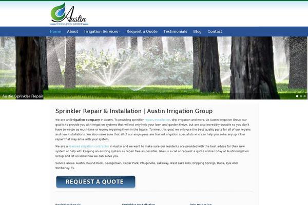 austinirrigationgroup.com site used Themev2