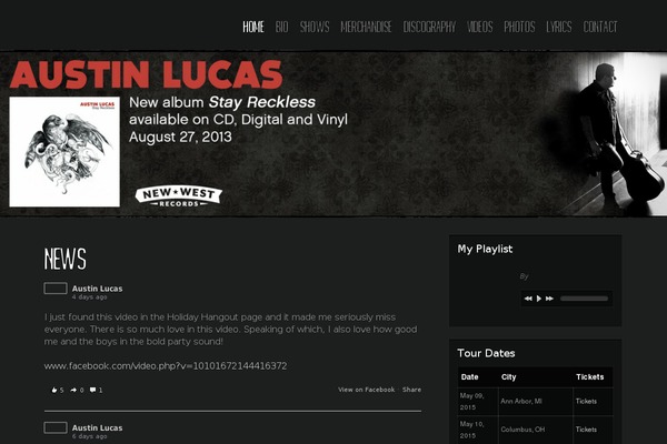 Music theme site design template sample