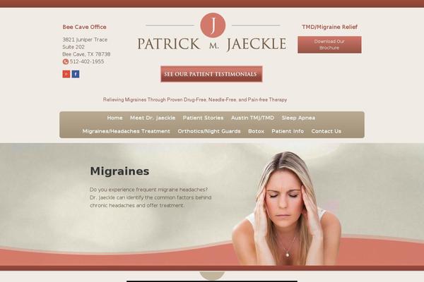 Site using Easy WordPress Parallax Slider plugin
