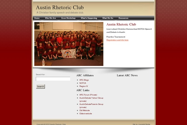 austinrhetoricclub.org site used Red_essence