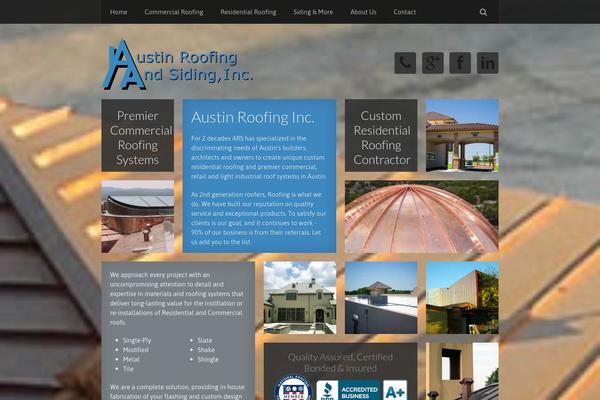 Ars theme site design template sample