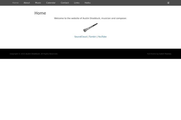 austinshadduck.com site used Full Frame