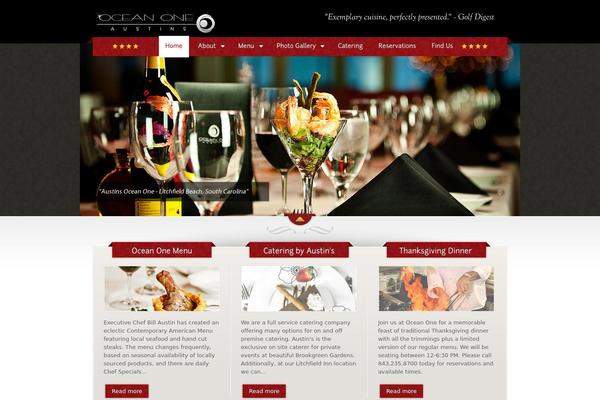 The Restaurant theme site design template sample