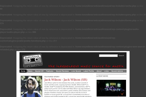 austinsound.net site used Mimbo2.1