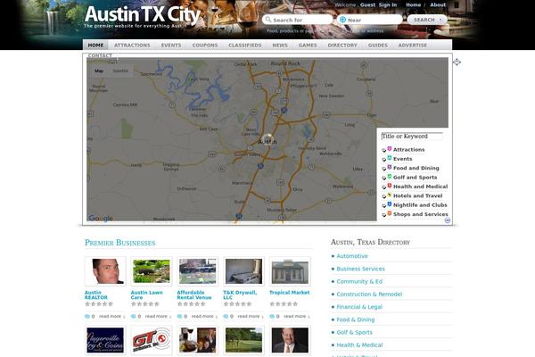 GeoTheme theme site design template sample