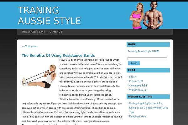 austrainer.com site used Fitnessnow