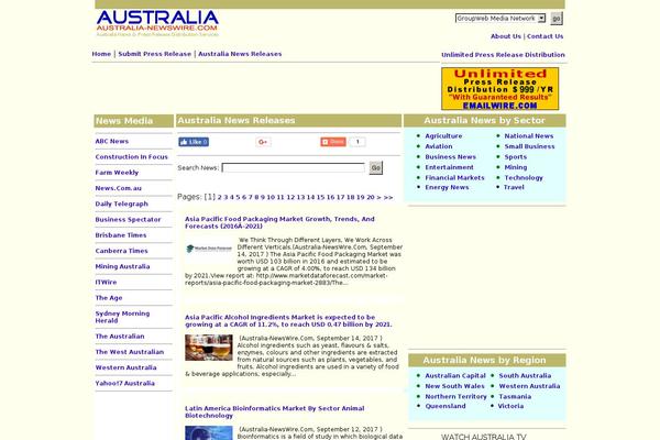 Investors-newswire theme site design template sample