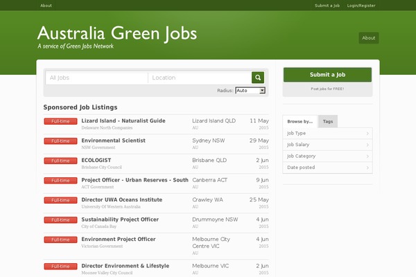 Jobroller theme site design template sample