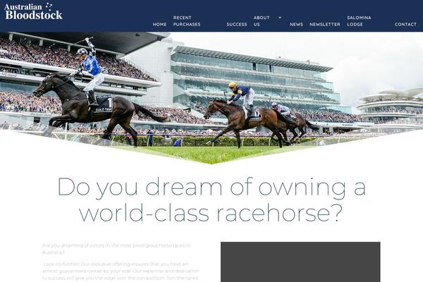 Site using Mistable-horses plugin