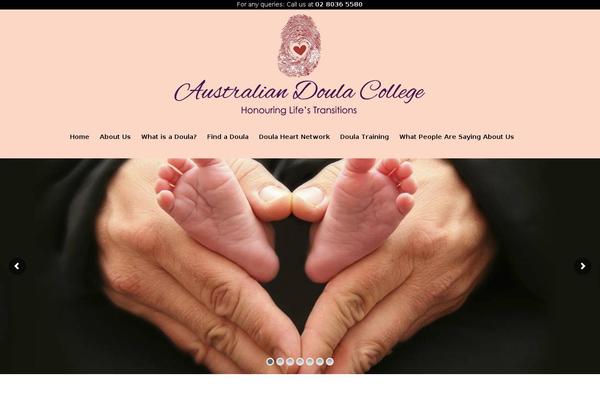 Baby theme site design template sample