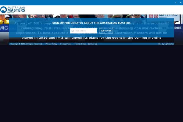 australianmasters.com.au site used Australian-masters