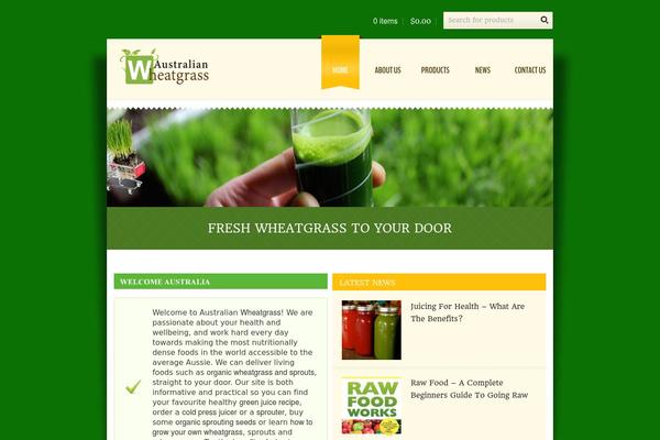 Agriculture theme site design template sample