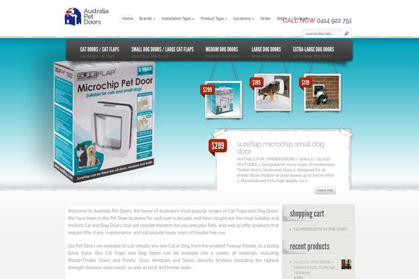 eStore theme site design template sample