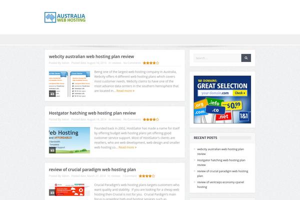 australiawebhosting.com.au site used Hosting