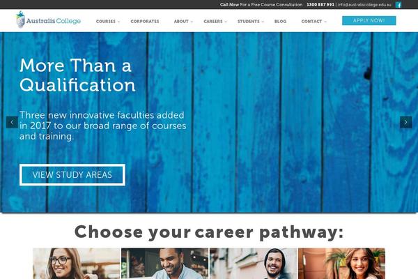 australis theme websites examples