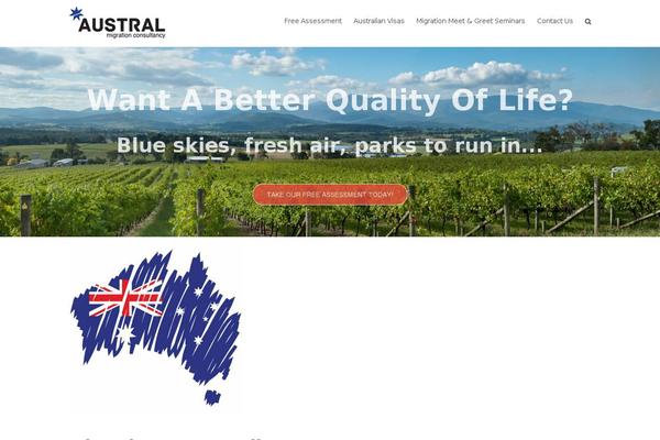 austral theme websites examples