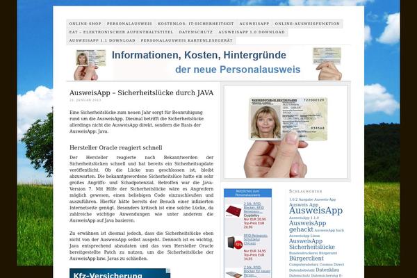 Thesis 1.8 theme site design template sample