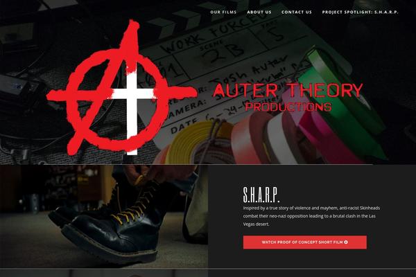 Silverscreen theme site design template sample