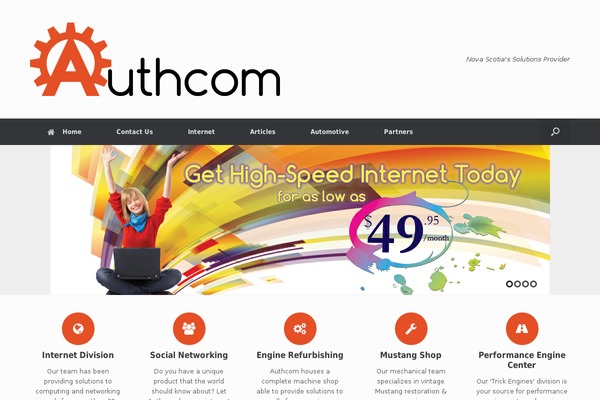 Vantage theme site design template sample