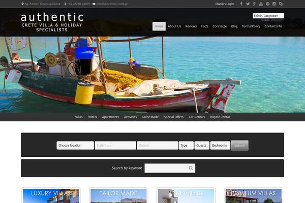 Intuition theme site design template sample