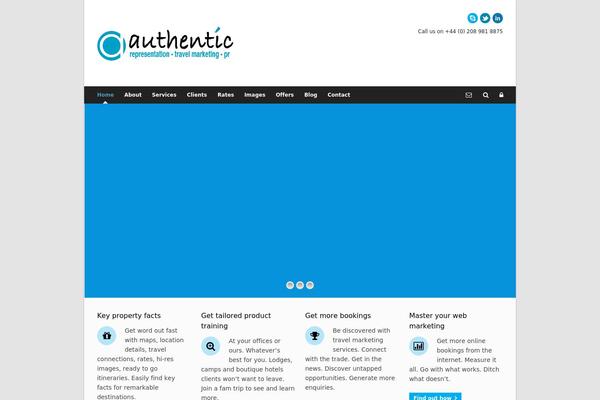 Pinpoint theme site design template sample