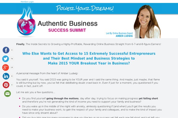 authenticbusinesssuccesssummit.com site used Wp-goodness
