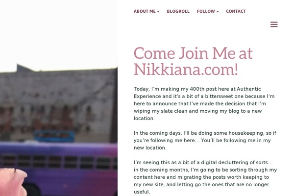 authenticexperience.org site used Blues
