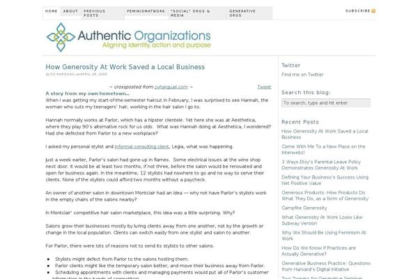 Site using What Would Seth Godin Do plugin
