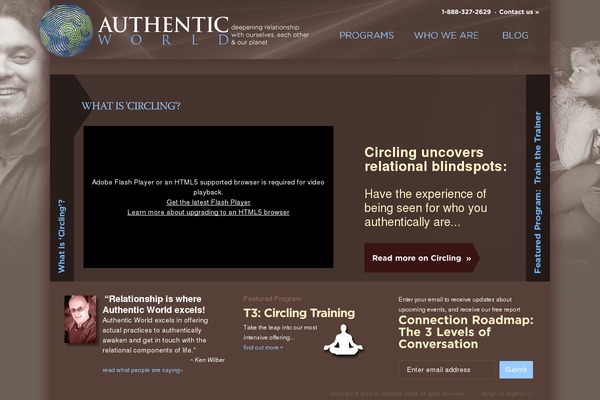 WordPress website example screenshot