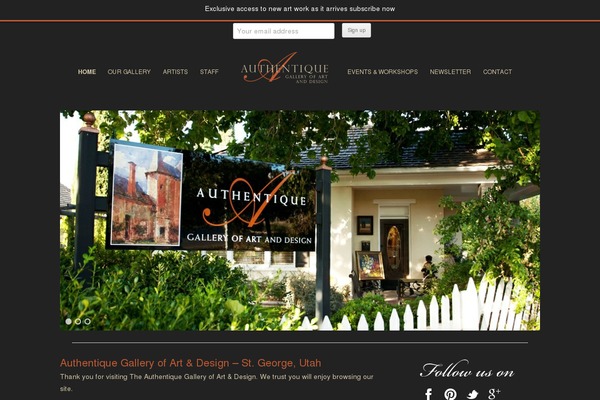 authentiquegallery.com site used Illume