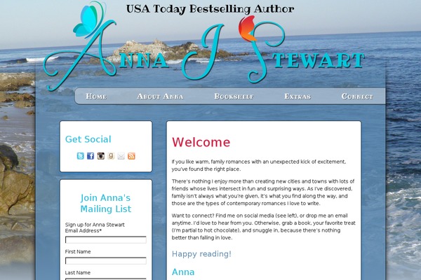 Anna theme site design template sample