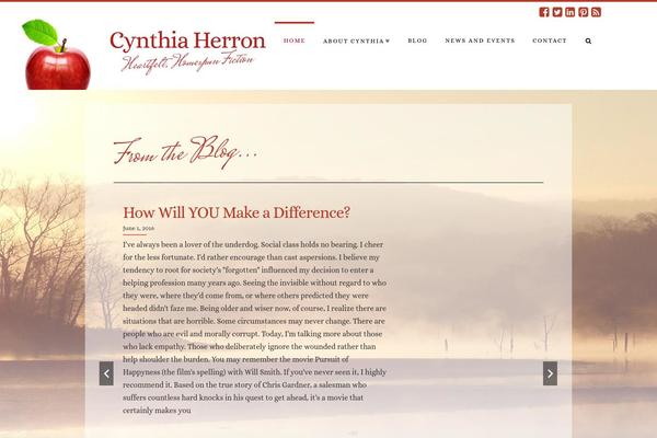 authorcynthiaherron.com site used Cynthia_herron